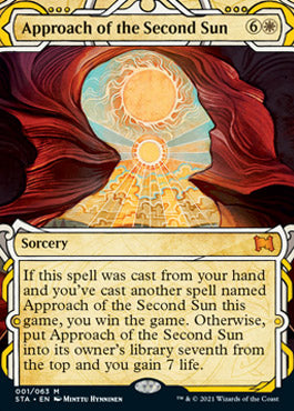 Approach of the Second Sun (Etched Foil) [Strixhaven Mystical Archive] | Mindsight Gaming