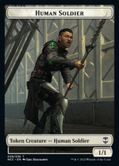 Eldrazi // Human Soldier Double-sided Token [Streets of New Capenna Commander Tokens] | Mindsight Gaming