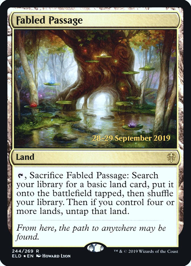 Fabled Passage  [Throne of Eldraine Prerelease Promos] | Mindsight Gaming