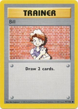 Bill (91/102) [Base Set Shadowless Unlimited] | Mindsight Gaming