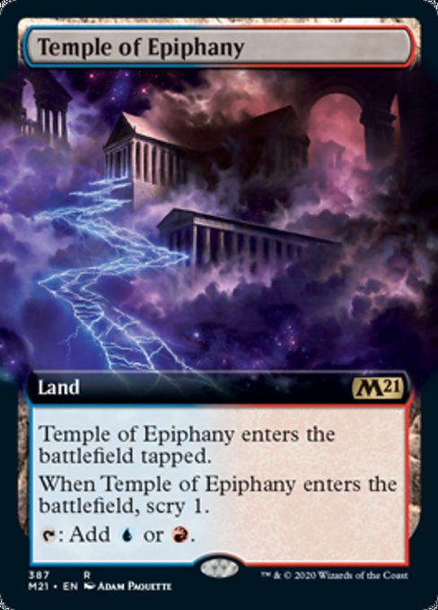 Temple of Epiphany (Extended Art) [Core Set 2021] | Mindsight Gaming