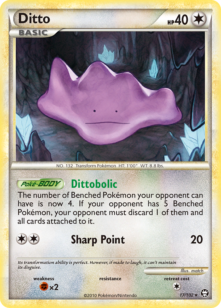 Ditto (17/102) [HeartGold & SoulSilver: Triumphant] | Mindsight Gaming