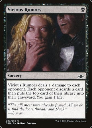 Vicious Rumors [Guilds of Ravnica] | Mindsight Gaming