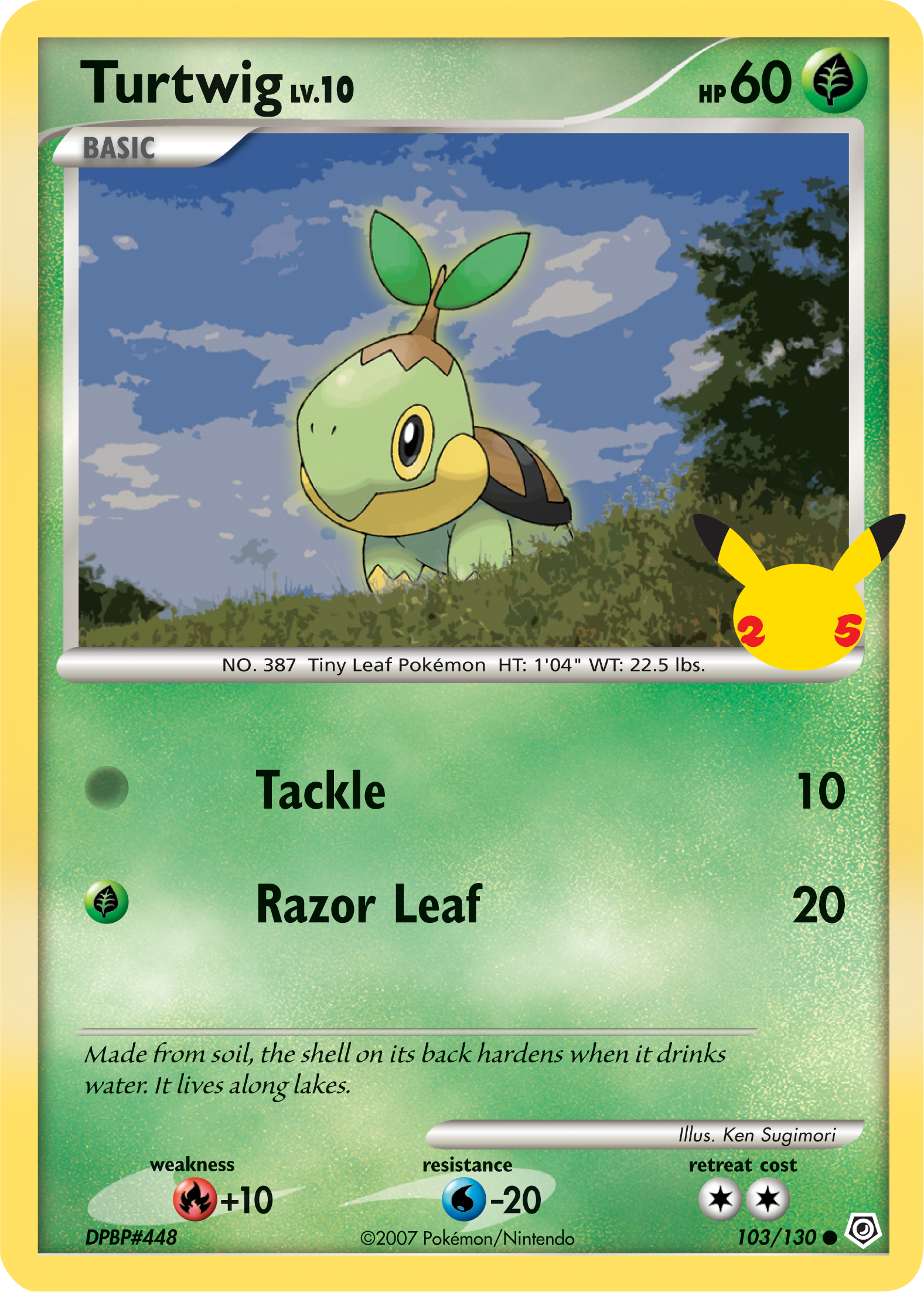 Turtwig (103/130) [First Partner Pack] | Mindsight Gaming