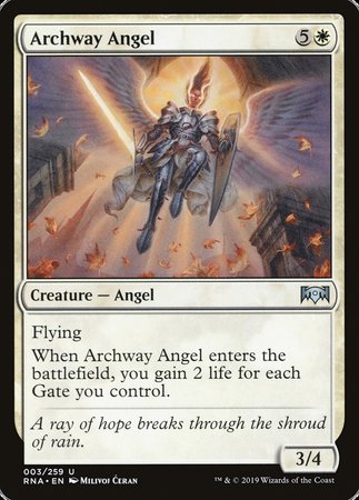Archway Angel [Ravnica Allegiance] | Mindsight Gaming