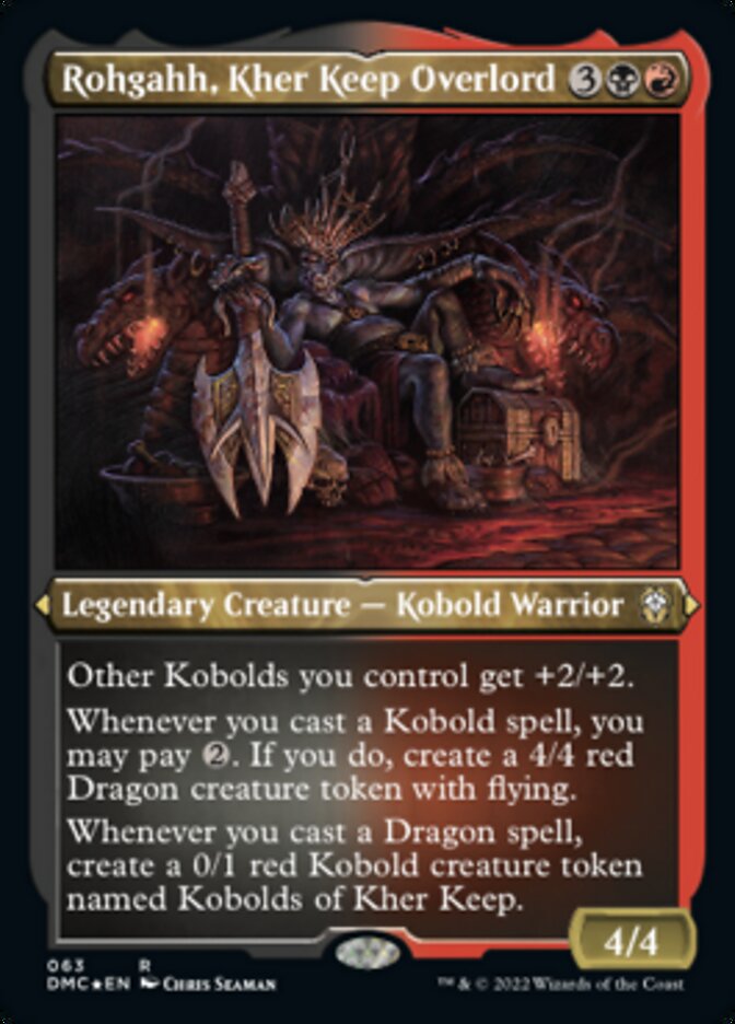 Rohgahh, Kher Keep Overlord (Foil Etched) [Dominaria United Commander] | Mindsight Gaming