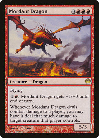 Mordant Dragon [Duel Decks: Knights vs. Dragons] | Mindsight Gaming