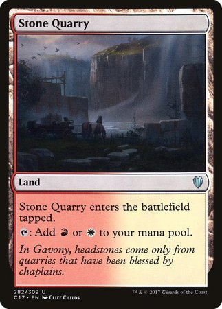 Stone Quarry [Commander 2017] | Mindsight Gaming