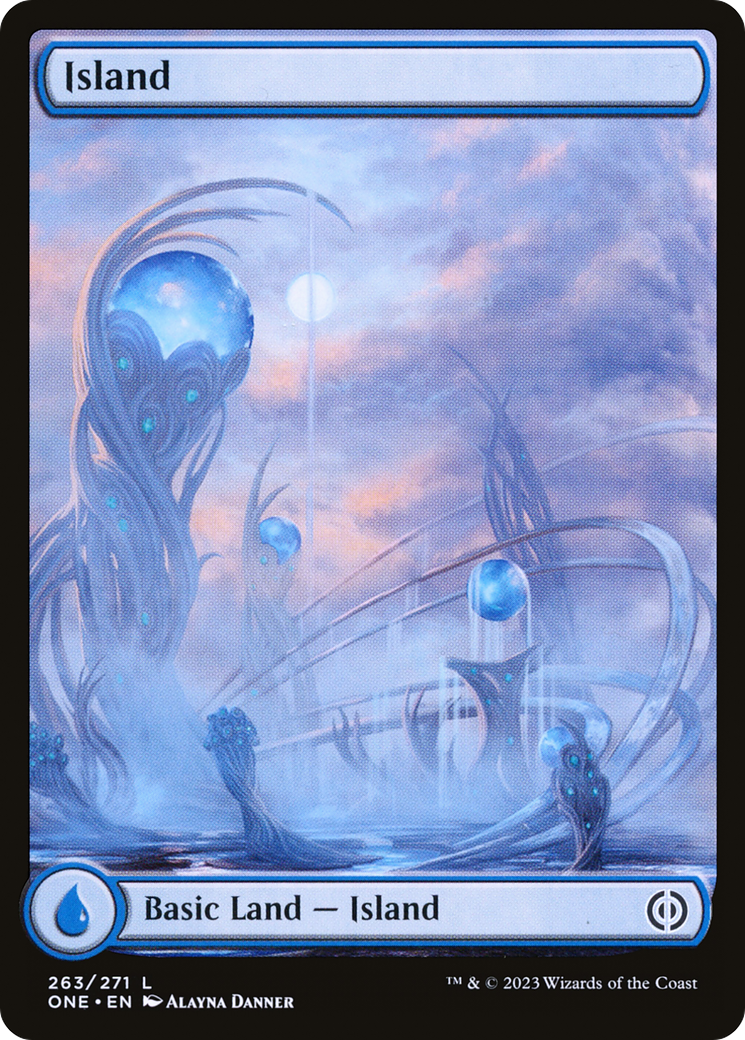 Island (263) (Full-Art) [Phyrexia: All Will Be One] | Mindsight Gaming
