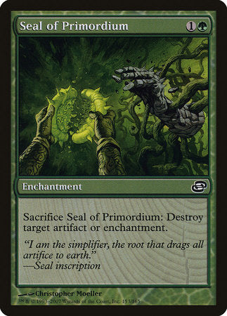 Seal of Primordium [Planar Chaos] | Mindsight Gaming