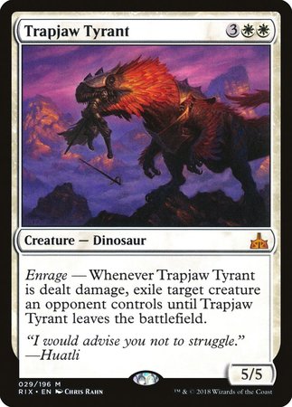 Trapjaw Tyrant [Rivals of Ixalan] | Mindsight Gaming