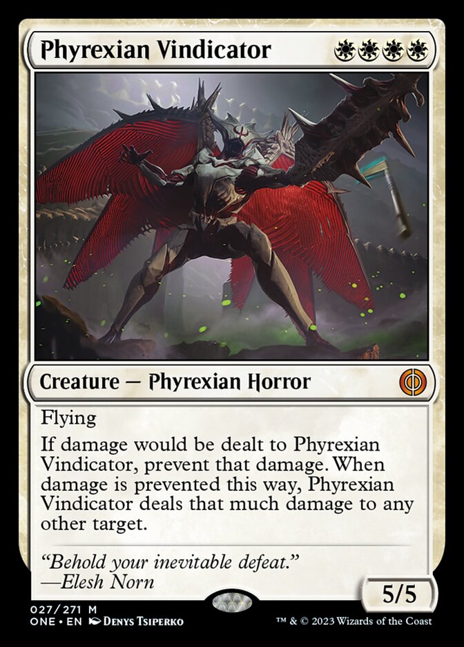 Phyrexian Vindicator [Phyrexia: All Will Be One] | Mindsight Gaming