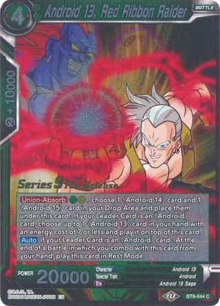 Android 13, Red Ribbon Raider (BT9-044) [Universal Onslaught Prerelease Promos] | Mindsight Gaming
