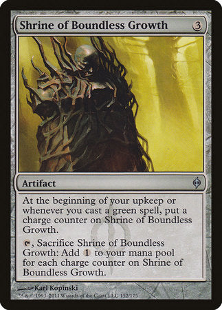 Shrine of Boundless Growth [New Phyrexia] | Mindsight Gaming