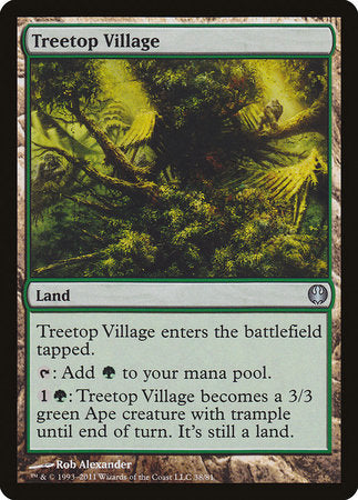 Treetop Village [Duel Decks: Knights vs. Dragons] | Mindsight Gaming