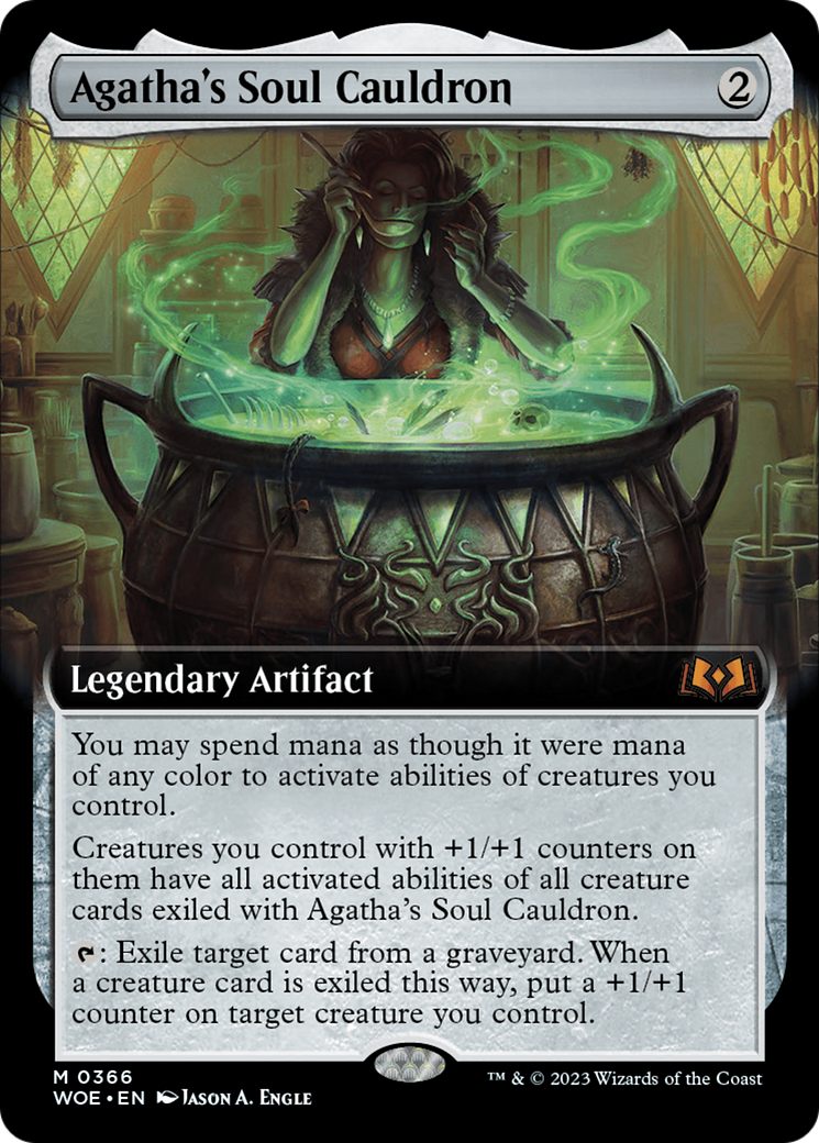 Agatha's Soul Cauldron (Extended Art) [Wilds of Eldraine] | Mindsight Gaming