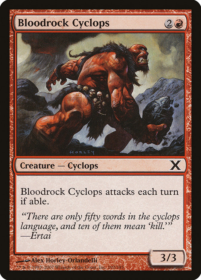 Bloodrock Cyclops [Tenth Edition] | Mindsight Gaming