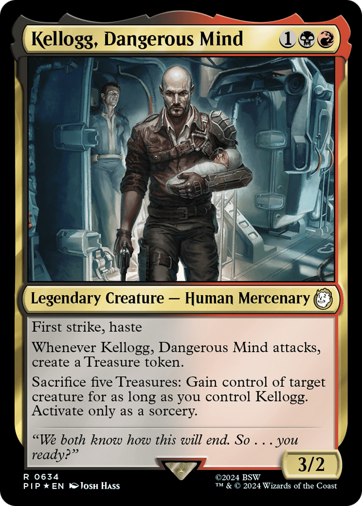Kellogg, Dangerous Mind (Surge Foil) [Fallout] | Mindsight Gaming