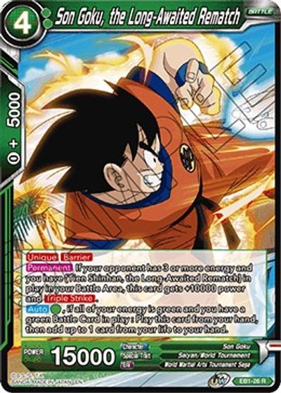 Son Goku, the Long-Awaited Rematch (EB1-026) [Battle Evolution Booster] | Mindsight Gaming