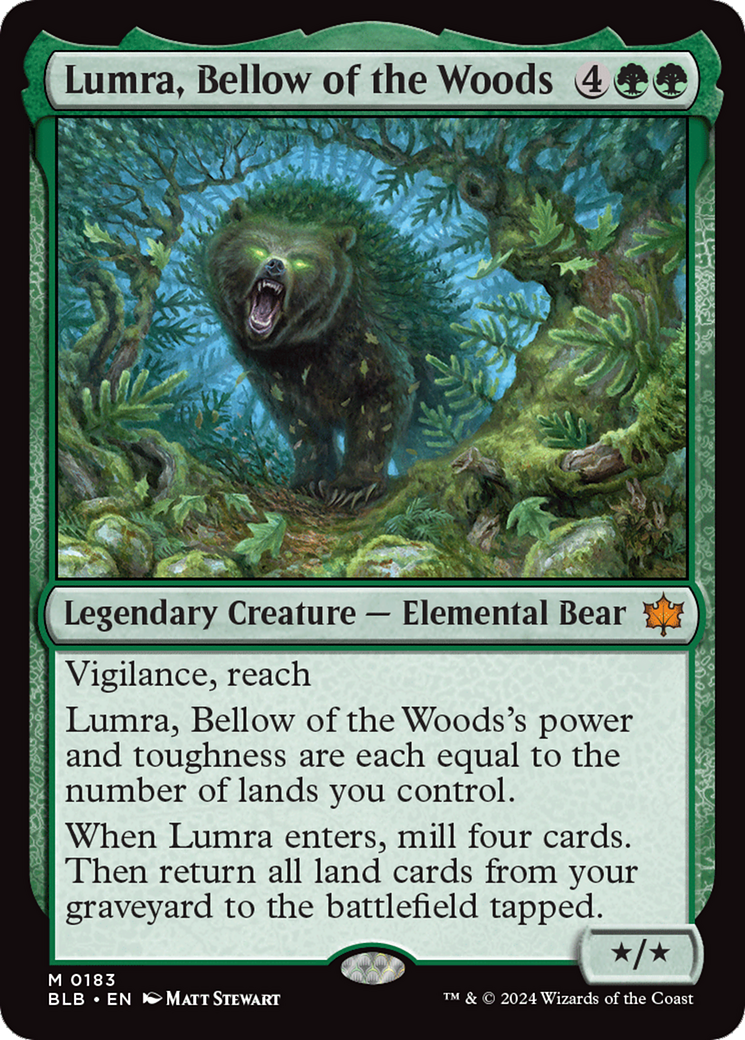 Lumra, Bellow of the Woods [Bloomburrow] | Mindsight Gaming