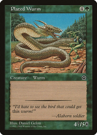 Plated Wurm [Portal Second Age] | Mindsight Gaming