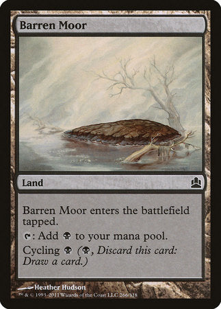 Barren Moor [Commander 2011] | Mindsight Gaming
