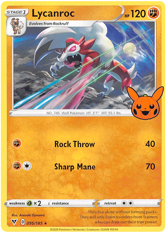 Lycanroc (095/185) [Trick or Trade 2023] | Mindsight Gaming