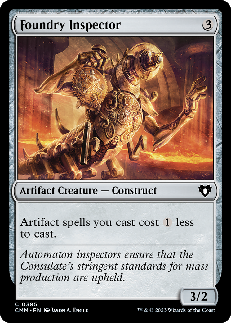 Foundry Inspector [Commander Masters] | Mindsight Gaming