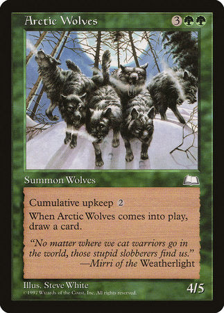 Arctic Wolves [Weatherlight] | Mindsight Gaming
