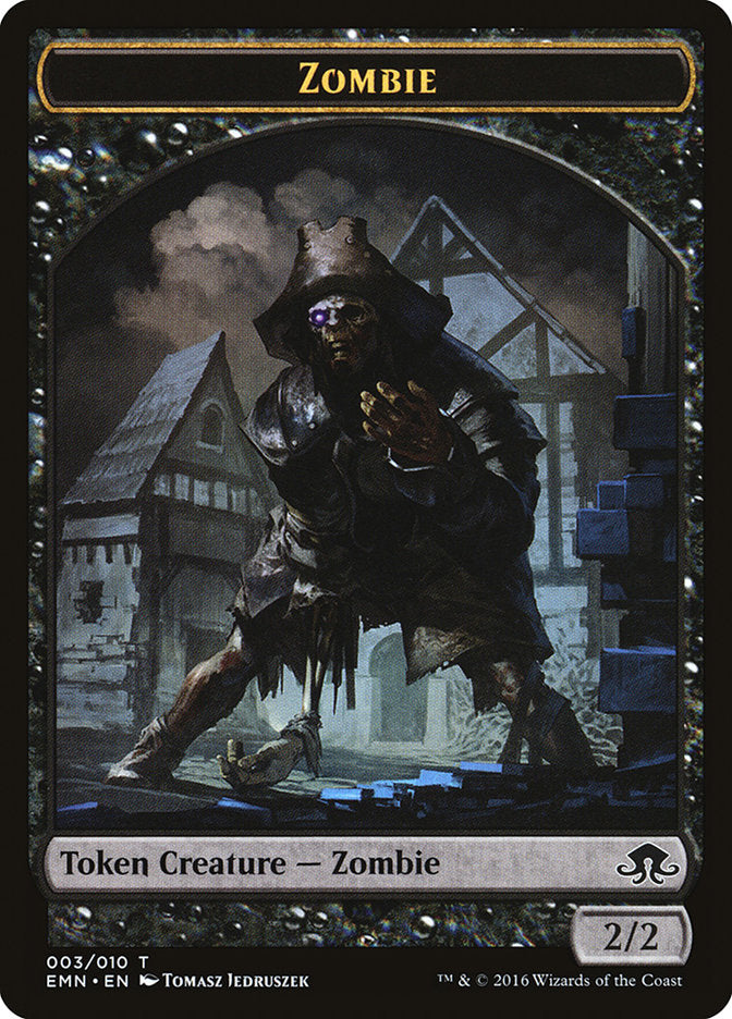 Zombie (003/010) [Eldritch Moon Tokens] | Mindsight Gaming