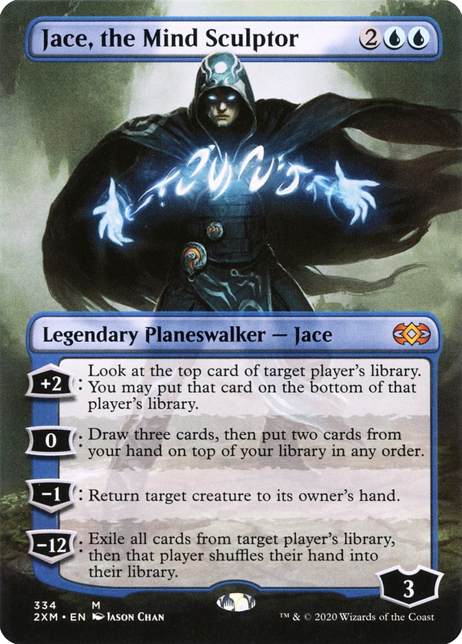 Jace, the Mind Sculptor (Borderless) [Double Masters] | Mindsight Gaming
