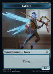 Faerie // Rogue Double-sided Token [Streets of New Capenna Commander Tokens] | Mindsight Gaming