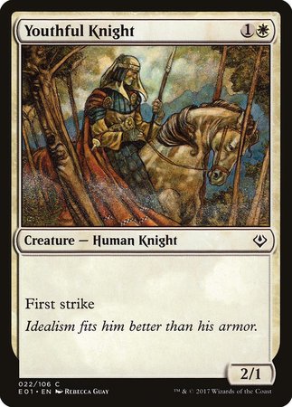 Youthful Knight [Archenemy: Nicol Bolas] | Mindsight Gaming