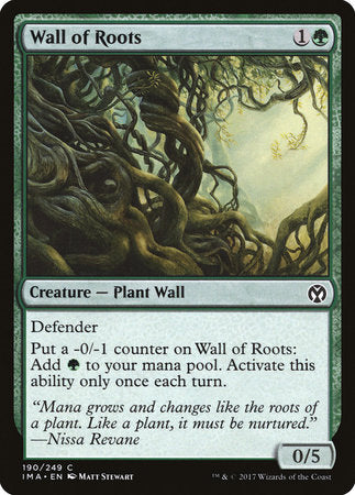 Wall of Roots [Iconic Masters] | Mindsight Gaming