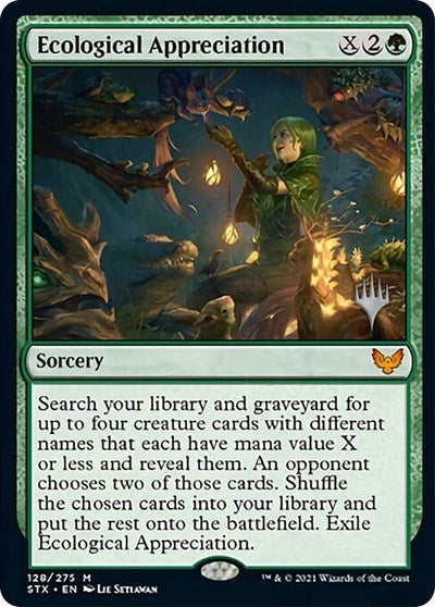 Ecological Appreciation (Promo Pack) [Strixhaven: School of Mages Promos] | Mindsight Gaming