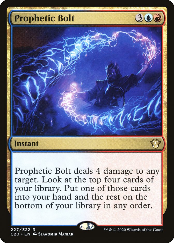 Prophetic Bolt [Commander 2020] | Mindsight Gaming