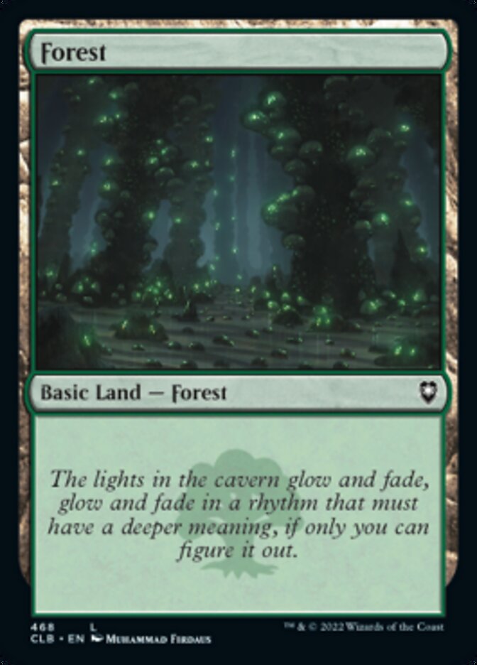 Forest (468) [Commander Legends: Battle for Baldur's Gate] | Mindsight Gaming