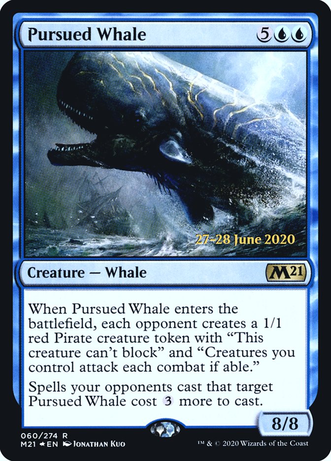 Pursued Whale  [Core Set 2021 Prerelease Promos] | Mindsight Gaming