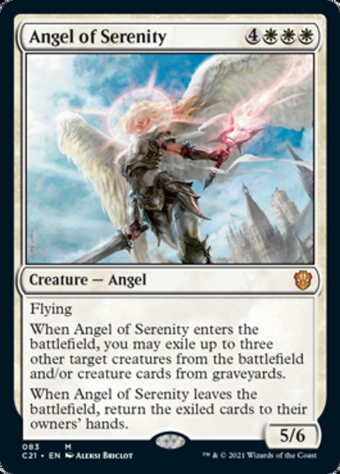 Angel of Serenity [Commander 2021] | Mindsight Gaming