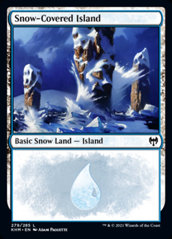 Snow-Covered Island (279) [Kaldheim] | Mindsight Gaming