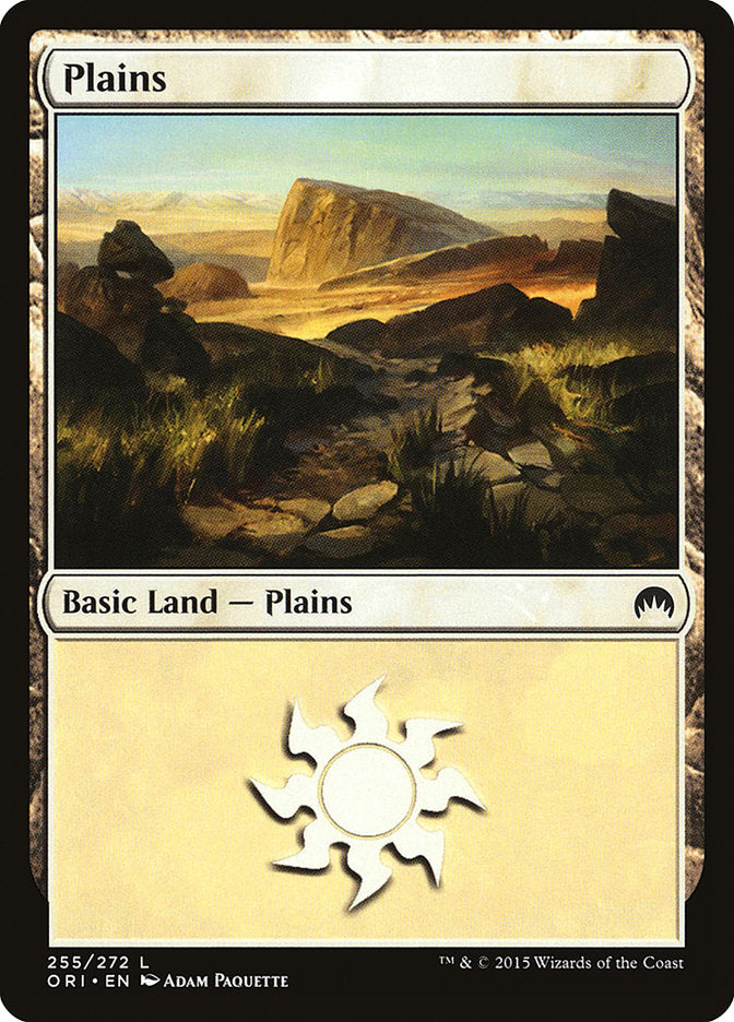 Plains (255) [Magic Origins] | Mindsight Gaming