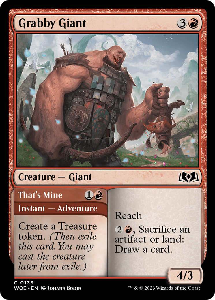 Grabby Giant // That's Mine [Wilds of Eldraine] | Mindsight Gaming