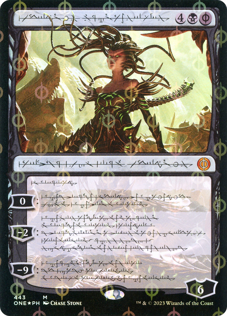 Vraska, Betrayal's Sting (Phyrexian Step-and-Compleat Foil) [Phyrexia: All Will Be One] | Mindsight Gaming
