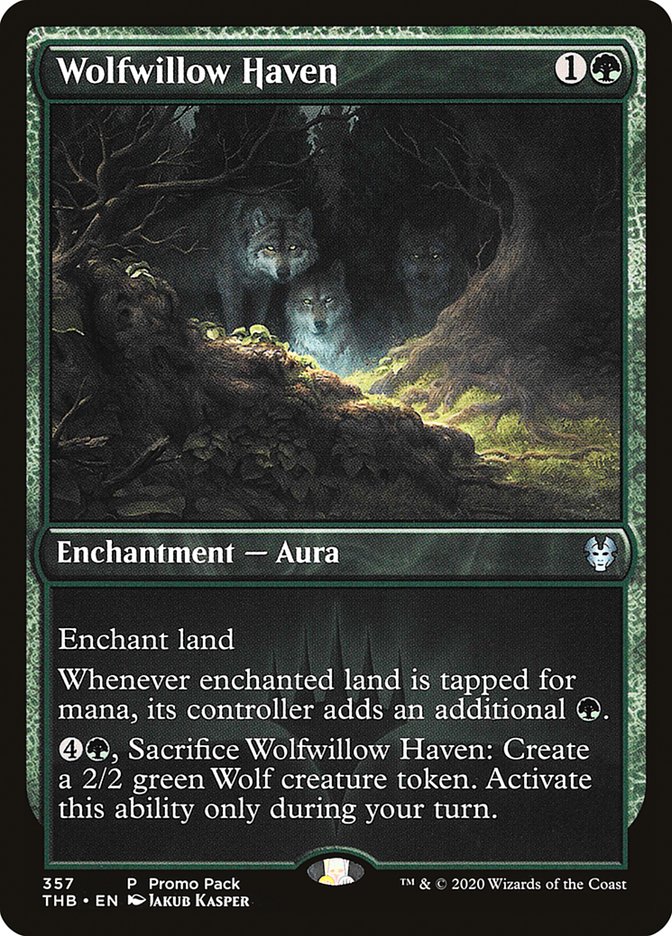 Wolfwillow Haven (Promo Pack) [Theros Beyond Death Promos] | Mindsight Gaming