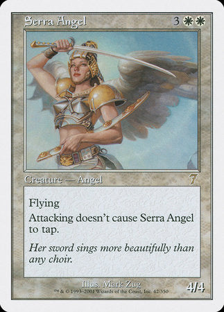 Serra Angel [Seventh Edition] | Mindsight Gaming