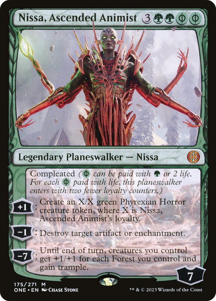 Nissa, Ascended Animist [Phyrexia: All Will Be One] | Mindsight Gaming