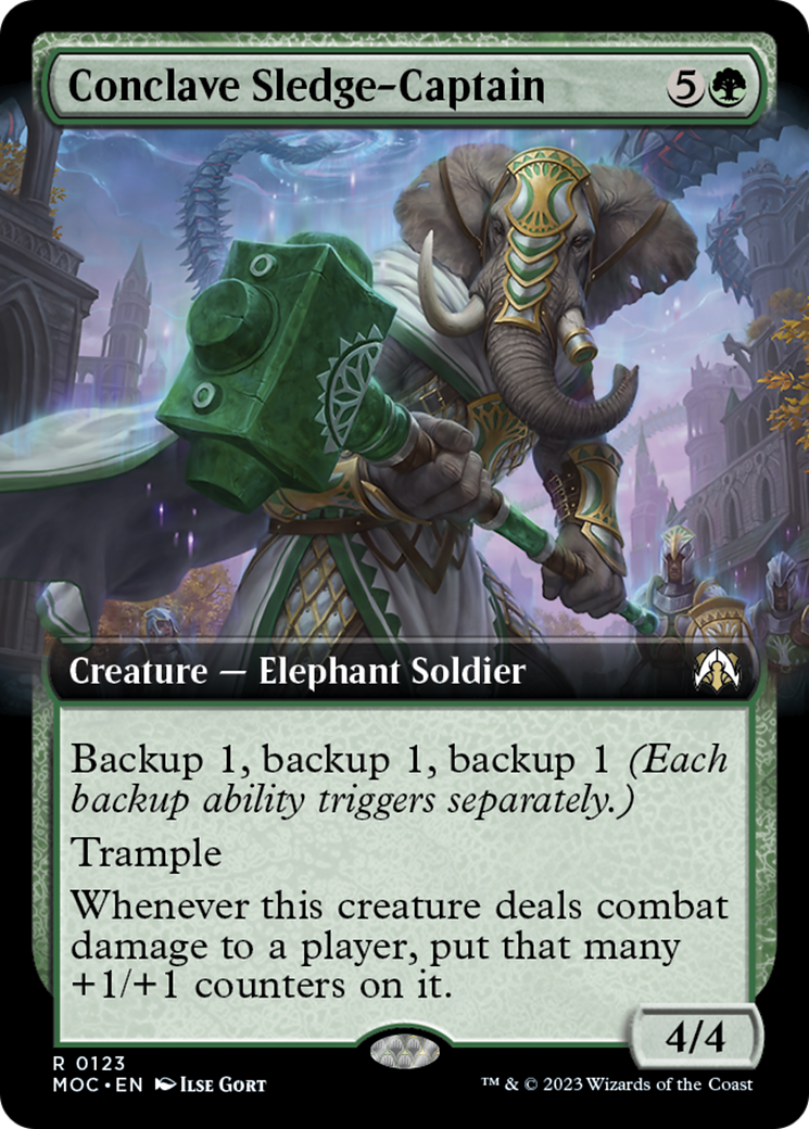 Conclave Sledge-Captain (Extended Art) [March of the Machine Commander] | Mindsight Gaming