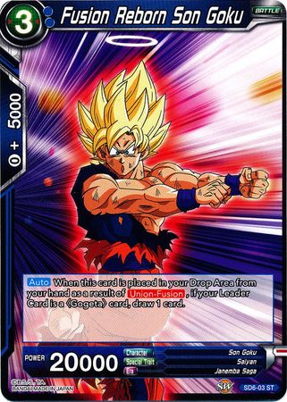 Fusion Reborn Son Goku (Starter Deck - Resurrected Fusion) (SD6-03) [Miraculous Revival] | Mindsight Gaming