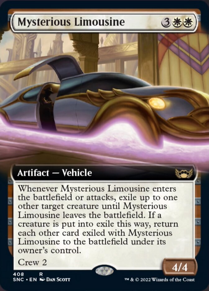 Mysterious Limousine (Extended Art) [Streets of New Capenna] | Mindsight Gaming