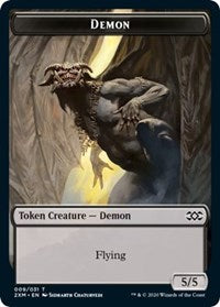 Demon // Squirrel Double-sided Token [Double Masters Tokens] | Mindsight Gaming